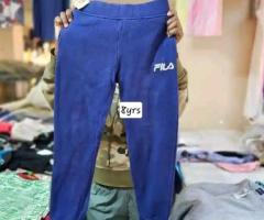 Blue sweatpants