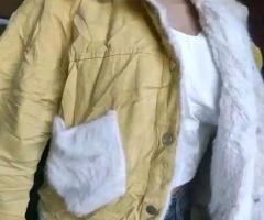 Yellow  sweater