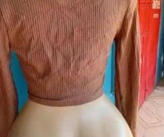 Brown crop top